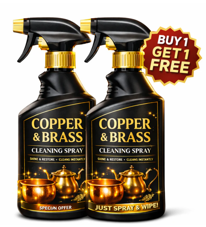 Copper and Brass Cleaning Spray Pack of 2 Buy 1 Get 1 Free