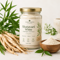 Shatavari White Powder - Pure Ayurvedic Herb for Women's Health