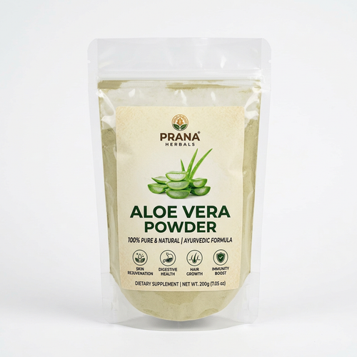 Aloe Vera Powder - Front View Packaging