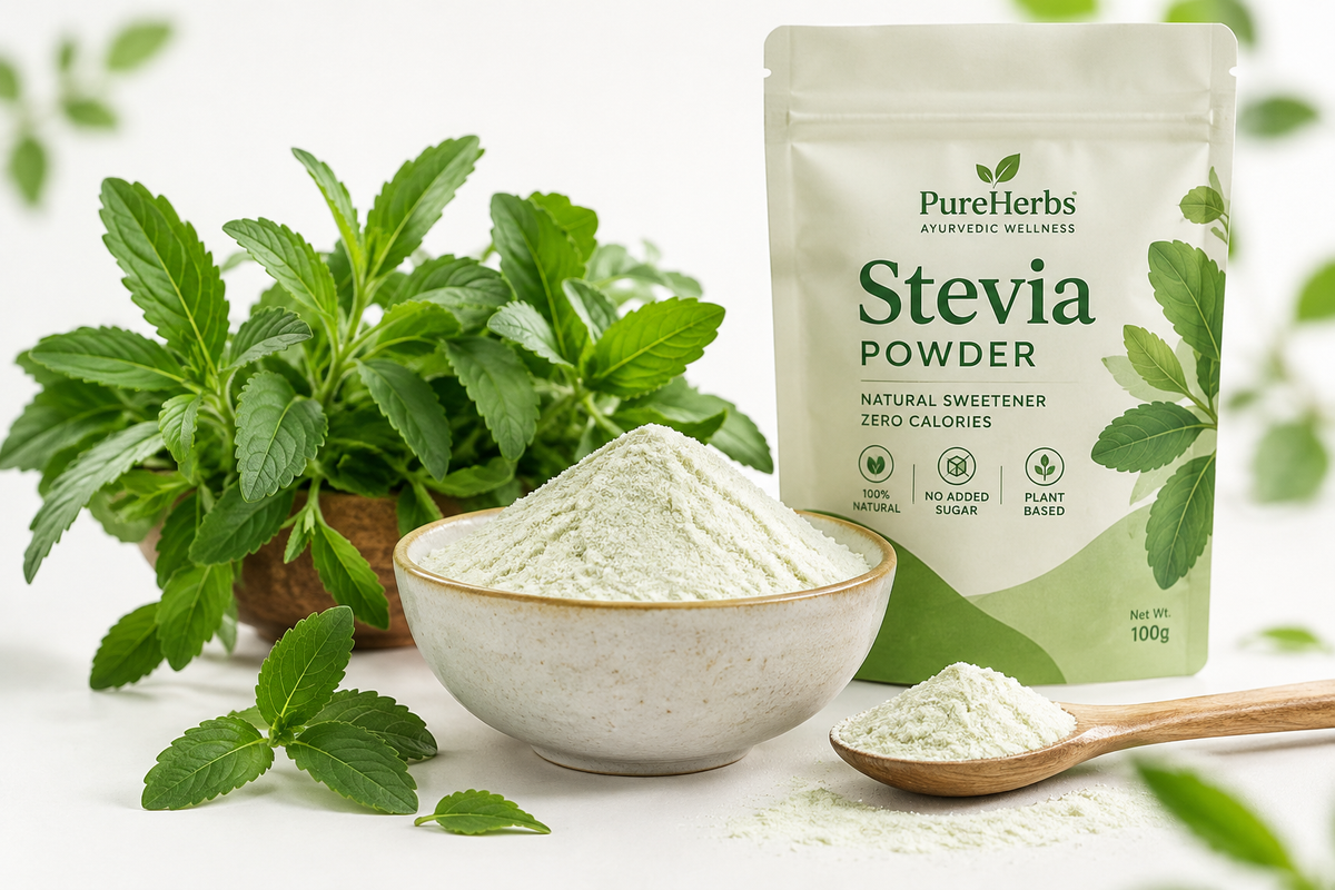 Stevia Natural Zero Calorie Sweetener Powder
